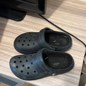 CROCS Black Slip-On Shoes